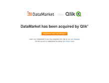 Tablet Screenshot of datamarket.com